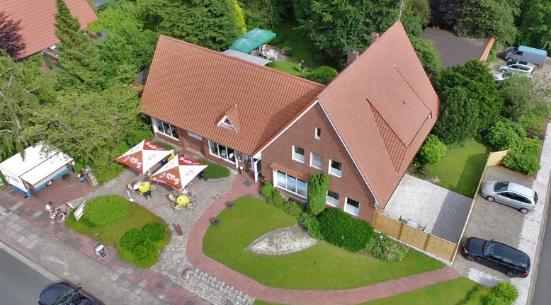 Ferienwohnungen Allee Café - von Oben