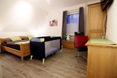 Ferienwohnung Möwe Schlafzimmer