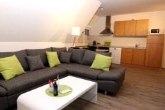 Ferienwohnung Möwe Kombiniertes Wohnzimmer