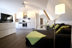 Küche-Wohnzimmer Ferienwohnung Seestern